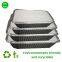 Rectangular Aluminum Pans With Lids (1000 ML), Deep Steam Table Pans, Aluminum Roasting Pans Disposable, Foil Pans for Heating, Freezing Food, Chafing Pans Large [100 Pack]