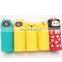 Korean cartoon silicone pencil case and stationery pen holder with retractable function and cylindrical shape