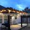 E27 LED string light Outdoor Light String S14 Edison Bulb Led serial Lights 48ft 15 sockects-EU plug
