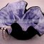 high quality round bottom black jewelry satin lined velvet pouches