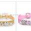 DIY Words Decorated Pet PU Collar Leash Training Dog Pulling Rope Pet Neck Chain Pet Supplies