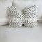 i@home INS solid color striped cute ball bow pillow bedside sofa pillow cushion cover with core
