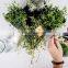 home table use felt flower plants pot