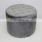 Factory processing customization tufted velvet ottoman wirh storage round ottoman stool