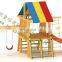 Wooden train slides for kids,Factory direct sale small slide