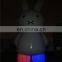Attracting Adults and Kids Colorful LED Inflatable White Rabbit Cartoon Model For Event Evening Party,Commercial advertising
