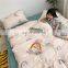 2020 Amazon hot selling 100 cotton premium quality reactive printing various design full size 4 pcs comforter bedding set