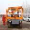 Hydraulic road construction equipment piling drilling machine for road safety guard construction