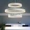 High quality coffee color chandelier big round pendant lamp with led lighting