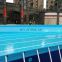 Large portable outdoor family rectangular pvc plastic inflatable steel metal frame swimming pool for summer