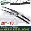 for KIA RIO 3 K2 2012 2013 2014 2015 2016 UB Car Accessories Sticker Front Windscreen Windshield Wipers Blade Car Wiper Blades