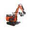 The Small Portable smallest mini excavator Mini Bagger Excavator for Sale 0.8T Price