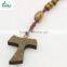 Wholesale religious wood beads cord rosary