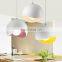 Nordic Half Round Colorful Metal Pendant Light E27 Decorative Hanging Light For Home