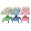 New Born Baby Bed With Wheels and Angle Adjustable ABS Baby Cart for hospital use