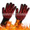 Hot sale 1472 F heat insulation anti-scalding BBQ barbecue silicone gloves