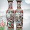 Famille rose Ceramic Large Floor Standing Vases For Retail And Wholesale