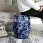 Hot selling wrapped lotus blue and white porcelain garden stool