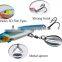 Factory Price Metal Sequins Fishing Lures Hard Baits Metal VIB Hard Lure with spinning spoon