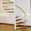 Staircase manufacturer unique design wood treads residential small spiral stair