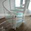 Tempered glass steps Stairs stainless steel escadas modern staircase