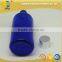 100ml blue essential oil glass bottle with silver lid