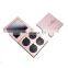 Popular customized cosmetic pink eyeshadow palette empty makeup packaging