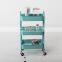 hot and cheap selling 3 tier storage cart mobile shelving organizer  for kitchen bathroom