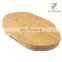 Wholesale Oval Bamboo Cheese Cutting Board Set with Drawer and 3 knives Set