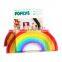 Rain bow Acrylic Pen Holder Pencil Holder Magazine Rack Storage Box