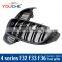 F32 Carbon fiber front hood grille kidney mesh for BMW 4 series F32 F33 F36  M3 F80 M4 F82 420i 428i 435i