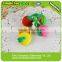 Cute toy rubber items orange Puzzle erasers free sample