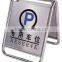 Aluminium for NO PARKING reflective warning triangle reflective signs