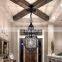 Retro industrial style single lights Pear shape dining chandelier luxury k9 crystal pendant light