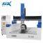 4 axis high quality CNC Router rotating Heads air cooling spindle Foam kitchen furniture cutting/drilling machine