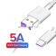 Quick Charger Phones Data Line 5A Fast Charging Usb Cable For Sansung/Xiaomi/Hua-wei/Android