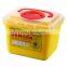 Hospital yellow 5L plastic disposable medical biohazard waste safety container  Box of Syringe Needle