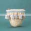 Best Price Fat water hyacinth Handbag for Party, Woven Straw Bag with Tassels Wholesale Vietnam Manufacturer