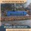 Automated control of hydraulic dam bottom beam axis rotation steel dam lower horizontal steel gate