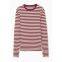 Slim-fit round-neck long-sleeved finger-hole bottom shirt 2025 autumn new product