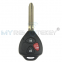 FCC MOZB41TG Remote key 3 button 312Mhz toy43 blade for 2005-2013 Toyota Scion PN 89070-52850 89070-21120