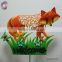 metal wall hanging decoration fox figurines for sale