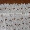 Wholesale milk silk lace trim embroidery lace accessory for clothing design for wedding dress