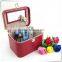 Fashion Faux Leather Travel Cosmetic Case