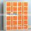 Supermarket 24 door metal electronic locker system