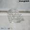 70ml Round Flat Perfume Bottle With Pump Sprayer Embossed Glass