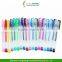 36 Colors Gel Pens School Craft Supplies Assorted Colours Stationery Art