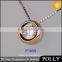 China jewelry AAAA zircon pendant necklace silver Fashion Jewelry
