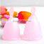 2015 Best Selling Medical Silicone Menstrual Cup silicone, Reusable Lady Cup Menstrual