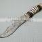 CITIZEN KNIVES, BEAUTIFUL CUSTOM HAND MADE DAMASCUS STEEL HUNTING BOWIE KNIFE